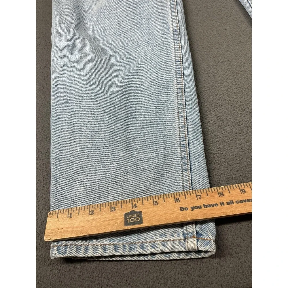 Levi's 550 Jeans Mens 38x34 Light Blue Relaxed Tapered Leg Denim Mexico